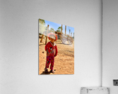 Little Girl on the Farm Acrylic Print