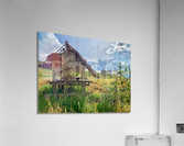 Shacks in the Rice Fields Acrylic Print