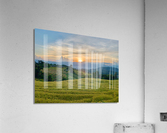 Sunset Over the Rice Fields 2 Acrylic Print