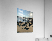 Rock Throwing by the Bamboo Bridge Acrylic Print