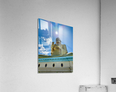Sun Over Golden Buddha Acrylic Print