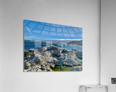 Light Gray Pancake Rocks Acrylic Print