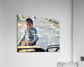 Running for the Bus Impression acrylique