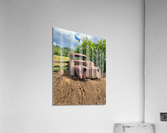 Old Truck Frame Acrylic Print