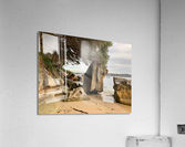 Sideway Rock on the Beach Acrylic Print