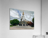 Saint Marys Black Wooden Cathedral of Kon Tum Acrylic Print