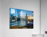 Brisbane Bridge at Sunset Acrylic Print