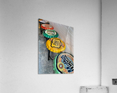 Beer Cap Stools  Acrylic Print