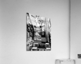 BW Vintage Gas Pumps Upstairs Acrylic Print