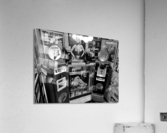 BW Vintage Gas Pumps Acrylic Print