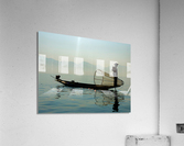 Inle Lake Fisherman 1 in Myanmar Acrylic Print