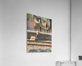 Little Girl at the Train Station Acrylic Print