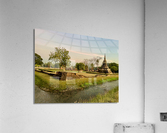 Temple by the Stream Acrylic Print