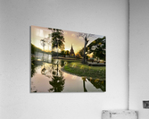 Sunset at the Temple Acrylic Print