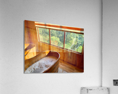 Wooden Bath with a View Acrylic Print