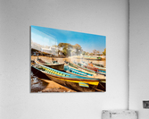 Inle Lake Boats Acrylic Print