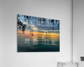 Calming Sunset Reflections Impression acrylique