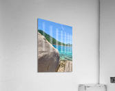 Mountains Water and Rocks Acrylic Print