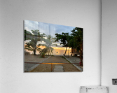 Sunset Between the Palm Trees Acrylic Print