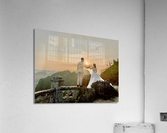 Beautiful Newlyweds at Hang Mua Cave Vietnam 2 Acrylic Print