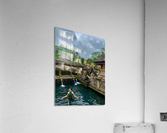 Lady in Balinese Holy Water Acrylic Print