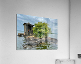 Mini Temple on the Lake Sri Lanka Acrylic Print
