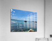 Middle Rock Ocean Acrylic Print