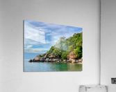 Bungalows on the Coast Acrylic Print