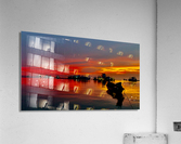 Red Sky Sunset Impression acrylique