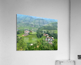 Villages in the Rice Fields Acrylic Print