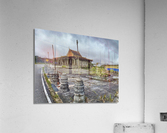 Temple in Bokor Cambodia Acrylic Print