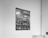 BW Alcohol Shelves Impression acrylique