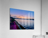 Fishing at Sunset Acrylic Print