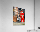 The Red Fridge and the Dog 2 Acrylic Print