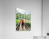 Carry the Log with a Smile Acrylic Print