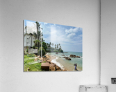 Railroad by the Ocean 2 Acrylic Print