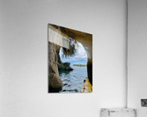 Kayaking Out of a Cave Acrylic Print