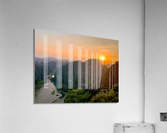 Dam Sen Hang Mua Viewpoint at Sunset Acrylic Print