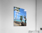 Nice View on the Blue Water Acrylic Print