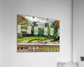 Beautiful Garden from the Balcony Acrylic Print
