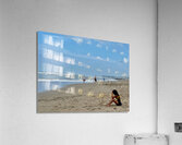 Thinking on the Beach Acrylic Print