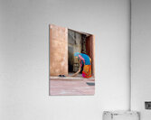 Lady Sweeping the Floor Acrylic Print