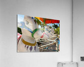 Jumping Horses for Kids Seoul South Korea Acrylic Print