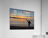 Newlyweds Sunset Beach Jeju South Korea 2 Acrylic Print