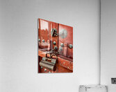 The Red Door Lock Seoul Korea Acrylic Print