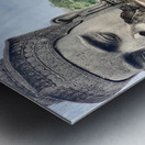 Angkor Wat Statues Row 2 Metal print