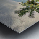 Railroad by the Mountain Metal print