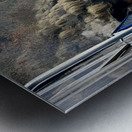 Toy Train Tunnel Metal print