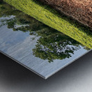 Tea by the Road Metal print