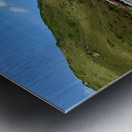 Beach side Metal print